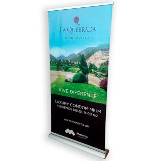 ROLL SCREEN PREMIUM EN LIMA DISPLAY PUBLICITARIO PROFESIONAL