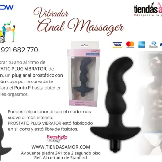 Silicone Massager Medical Silica PROSTATIC PLUG VIBRATOR 