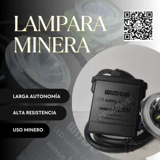 LÁMPARA MINERA VE MEJOR TRABAJA SEGURO