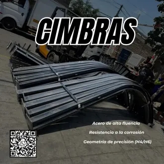 CIMBRAS METÁLICAS SOPORTE ESTRUCTURAL CONTROL DE TERRENO