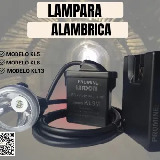 LAMPARA MINERA ALÁMBRICA INALÁMBRICA PRODUCTO MINERO 