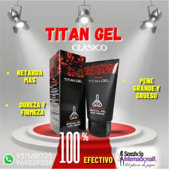TITAN GEL ERECCIONES PROLONGADAS - TIENDA EROTICA 