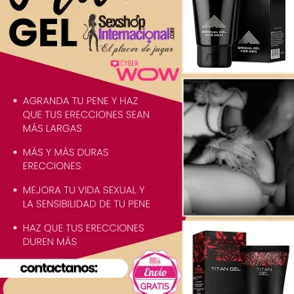 TITAN GEL 50ML CREMA CON COMPONENTES 100 SEGUROS 