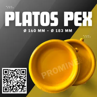 Platos PEX - Sistema Sostenimiento Minero - Lima