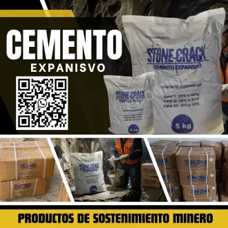 Cemento Expansivo para Minería y Demolición Controlada