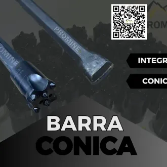 BARRENO CÓNICA INTEGRAL PARA PERFORACIÓN RÁPIDA Y PRECISA EN