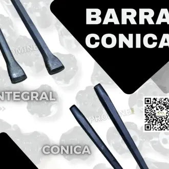 BARRENO CÓNICA INTEGRAL PARA PERFORACIÓN RÁPIDA Y PRECISA EN
