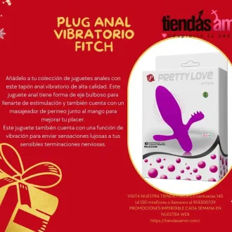 PLUG ANALES VIBRADORES COLA . SILICONA