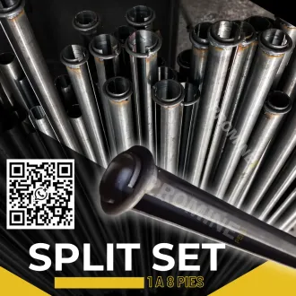 Sistema de Anclaje Tipo Split Set para Aplicaciones Minera