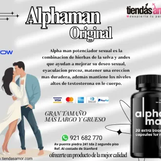 Alphaman Original potenciador sexual juguetes lubricantes po