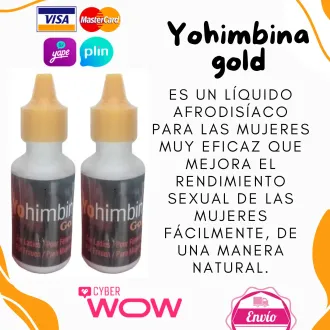 YOHIMBINA GOLD - AFRODISIACO PARA MUJERES SEXSHOP LIMA
