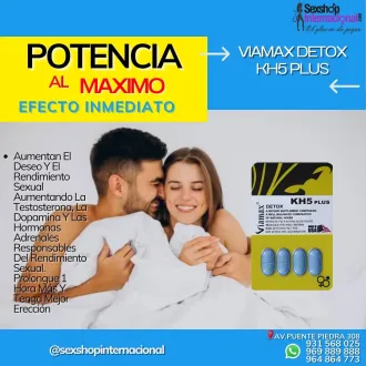 VIAMAX DETOX PROLONGUE 1 HORA MÁS SU RELACIÓN SEXUAL