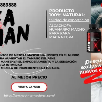 VENTA DE SUPLEMENTOS NATURALES POTENCIADOR SEXUAL