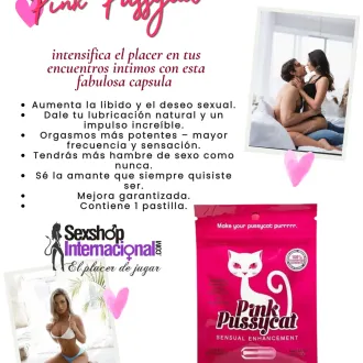 ESTIMULANTE FEMENINO PINK PUSSYCAT EN SEXSHOP MIRAFLORES 