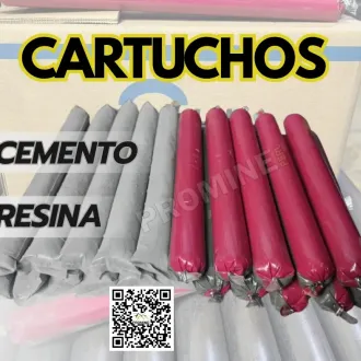 CARTUCHOS DE RESINA Y CEMENTO PARA ANCLAJE RÁPIDO MINERO