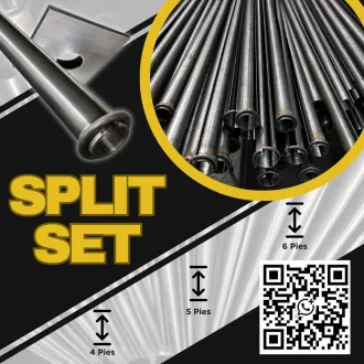 SPLIT SET SISTEMA DE ANCLAJE POR FRICCIÓN - ESTABILIZADOR 