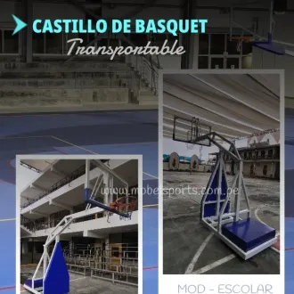 Castillo de basquet resortes Mobel Sports