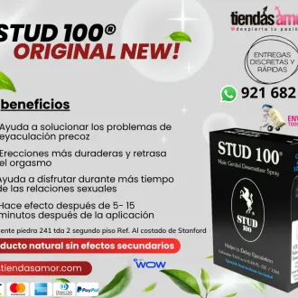 STUD 100 DELAYRETARDANTE EN SPRAY 9.6 LIDOCAINA juguetes l