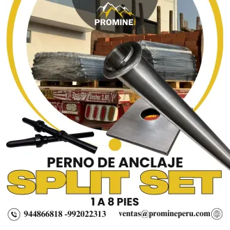 Perno de Fricción Tipo Split Set Varias Medidas