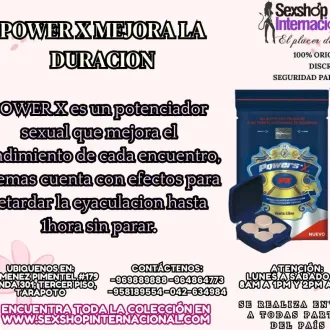 RETARDANTE Y POTENCIA SEXUAL CON POWER X EN TARAPOTO
