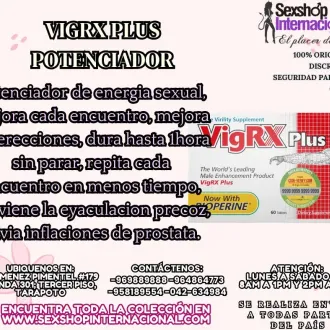 POTENCIADOR SEXUAL VIGRX PLUS ALIVIA LA INFLAMACION EN TARAP