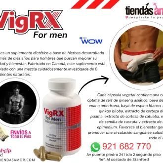 VigRX Formen desarrollo del pene largo y grueso juguetes lub