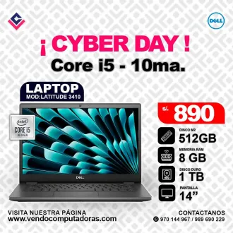 Laptop DELL Intel Core i5 10ma 