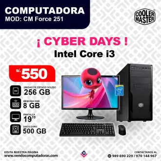 Computadora Samsung Intel Core i3 CM Force 251