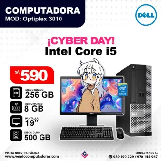 Computadora Intel Core i5 Optiplex 3010