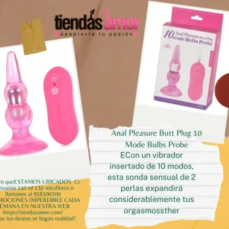 PLUG ANALES VIBRADORES COLA . SILICONA