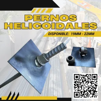 Pernos Helicoidales Minería - Sostenimiento 