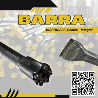 Barras Cónicas Integral - Perforación Minera Alto Rendim