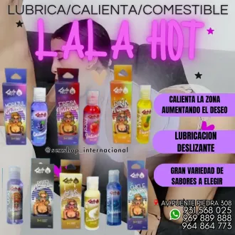 LALA HOT LUBRICANTE 3 EN 1 CALIENTE LUBRICA - SEXSHOP 