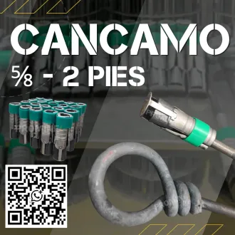 Cáncamos Mineros para Izaje y Sujeción Industrial