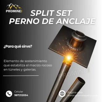 SPLIT SET PARA REFORZAR GALERÍAS Y EXCAVACIONES MINERAS