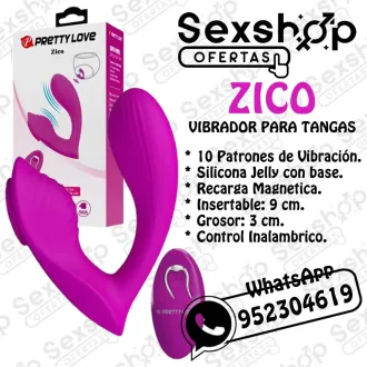 VIBRADOR DISCRETO PARA BRAGAS ZICO - SEXSHOP LINCE