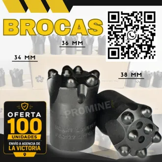 Brocas Mineras Alto Rendimiento para Perforación Minera