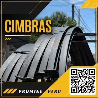 Fabricación de Cimbras para Minería y Subterráneas