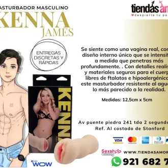 Masturbador Masculino Vagina Realistico Kenna juguetes lubri