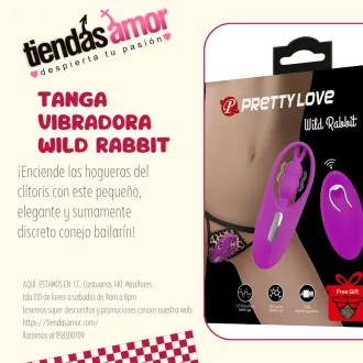 Vibrador Estimulador Para Tanga Inalámbrico Wild Rabbit 