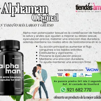 Alphaman Original Te ayuda mantener una erección firme jugue