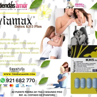 Viamax Detox KH5 Plus Mejora tus erecciones juguetes lubrica