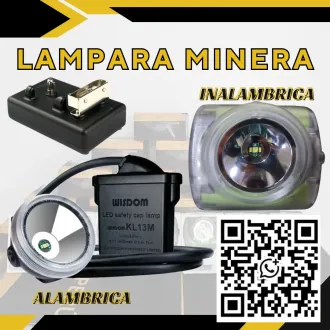Lámpara Minera Recargable Interior Mina - Wisdom