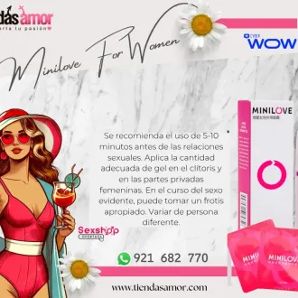 MINILOVE MULTIORGASMICO PARA MUJERES juguetes lubricantes po