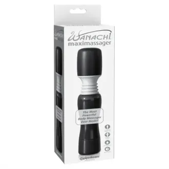 VIBRADOR MASAJEADOR WANACHI NEGRO