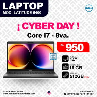 Laptop DELL Intel core i7 - 8va.