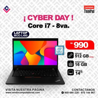 Laptop Lenovo Thinkpad Intel Core i7-8va.