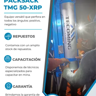 PACKSACK TMG 50 PERFORACIÓN EFICIENTE EN MINERÍA