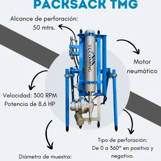 PACKSACK TMG 50 POTENCIA Y PRECISIÓN EN PERFORACIÓN