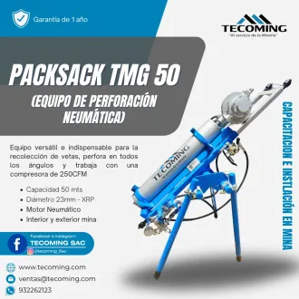PACKSACK TMG 50 COMPACTA PARA ACCESOS REDUCIDOS